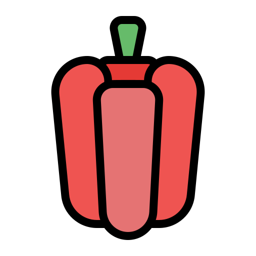 Bell pepper Generic Outline Color icon