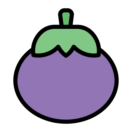 Mangosteen Generic Outline Color icon