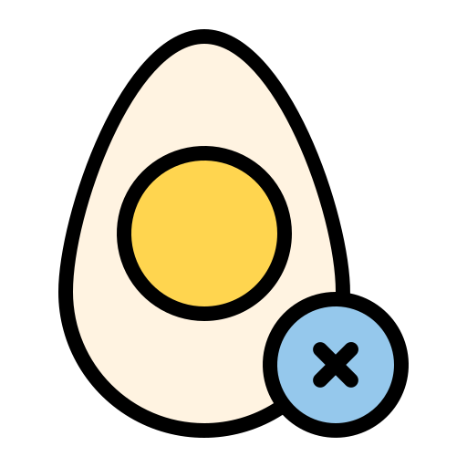 sin huevo Generic Outline Color icono