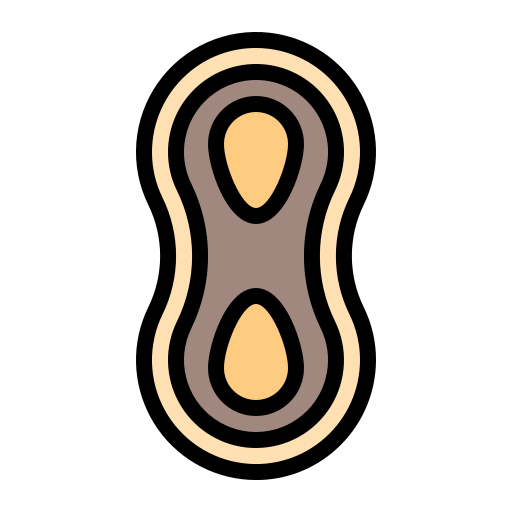 땅콩 Generic Outline Color icon