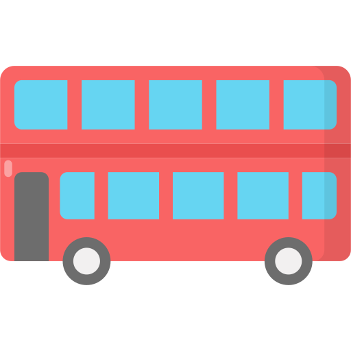 dwupoziomowy autobus Generic Flat ikona