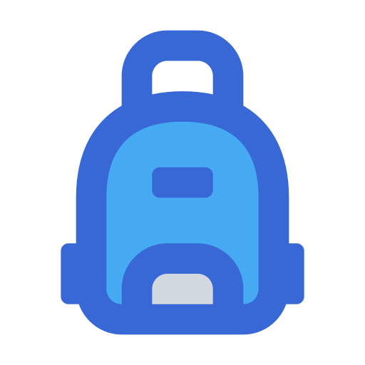 School bag Generic Blue icon