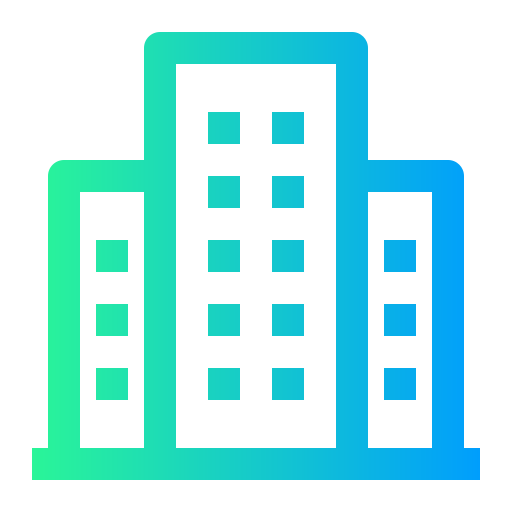 edificio per uffici Generic Gradient icona