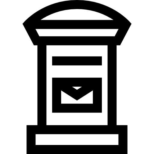 メールボックス Basic Straight Lineal icon