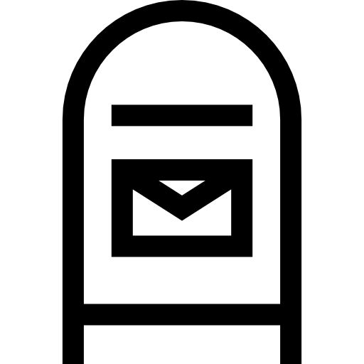 Почтовый ящик Basic Straight Lineal иконка