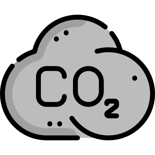 이산화탄소 Special Lineal color icon