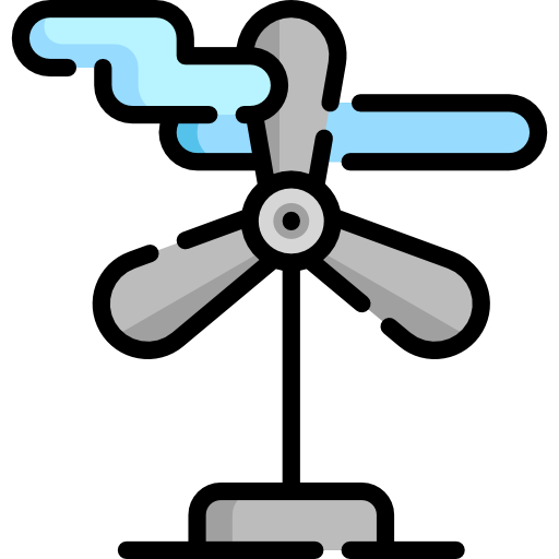 Wind turbine Special Lineal color icon