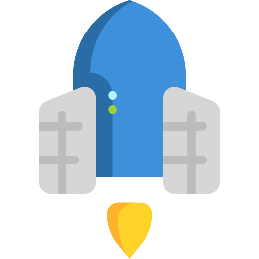 Spaceship Special Flat icon