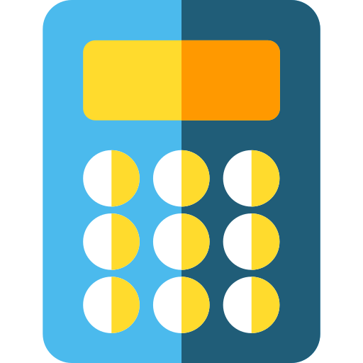 calculadora Basic Rounded Flat icono