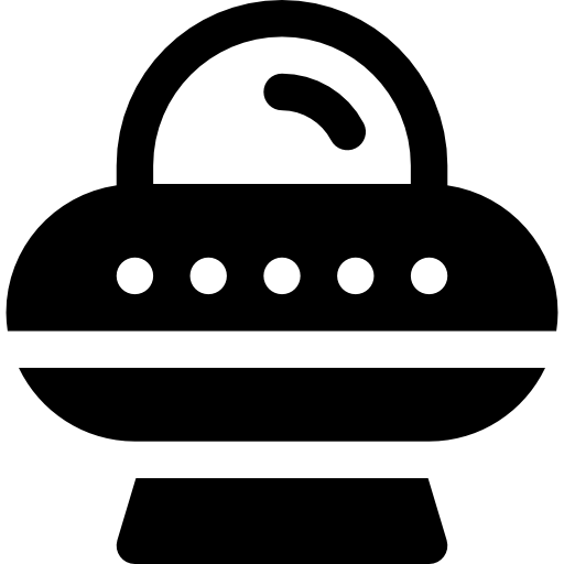 Ufo Basic Rounded Filled icon