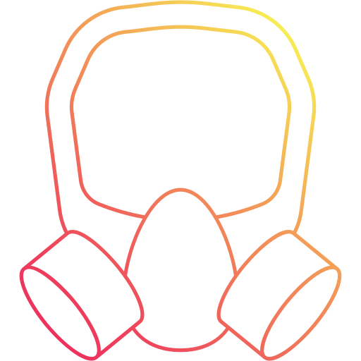 máscara de gas Generic Gradient icono
