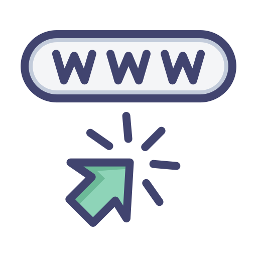 url Generic Outline Color icon