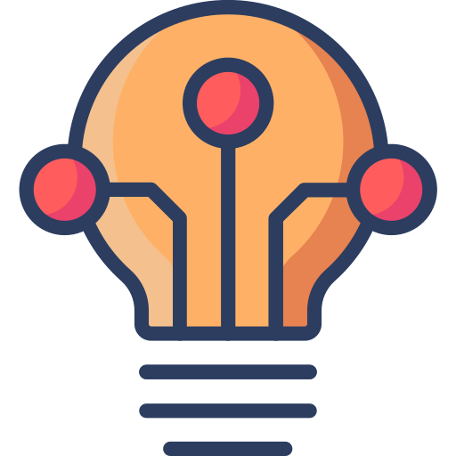 Lightbulb Generic Outline Color icon