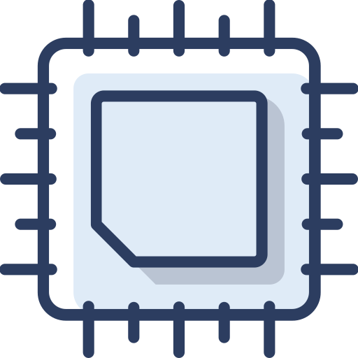 Chip Generic Outline Color icon