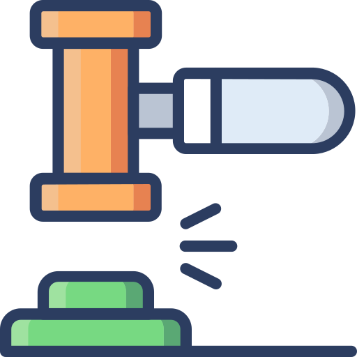 versteigerung Generic Outline Color icon