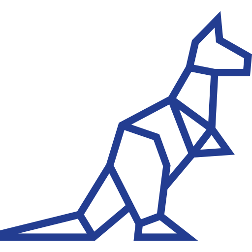 kangoeroe Detailed bright Lineal icoon