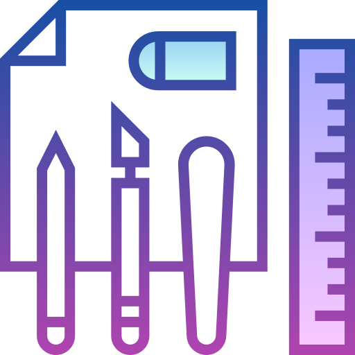 Tools Detailed bright Gradient icon