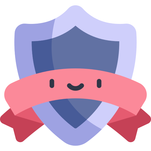 Shield Kawaii Flat icon