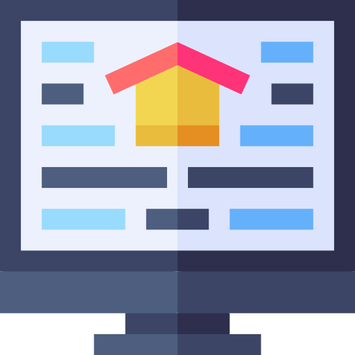 Smart home Basic Straight Flat icon