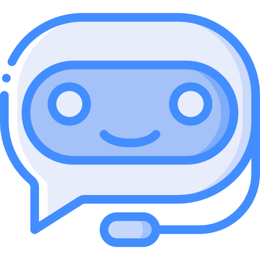 bot Basic Miscellany Blue icon