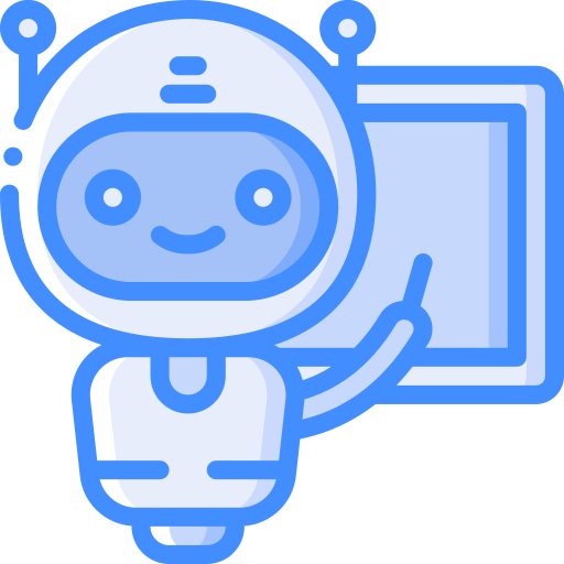 bot Basic Miscellany Blue icon