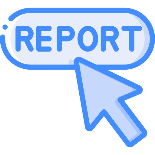 Report Basic Miscellany Blue icon