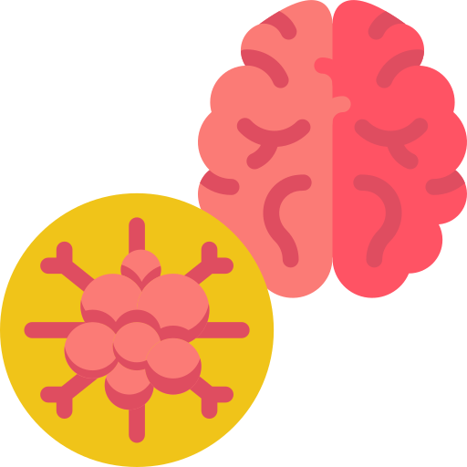Brain Basic Miscellany Flat icon