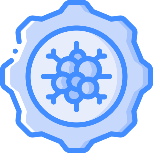 Gear Basic Miscellany Blue icon
