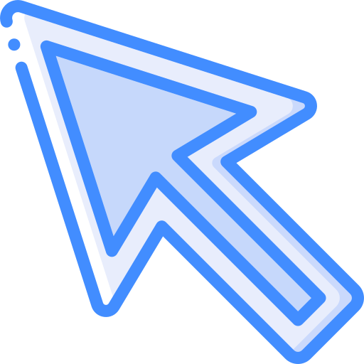 Pointer Basic Miscellany Blue icon