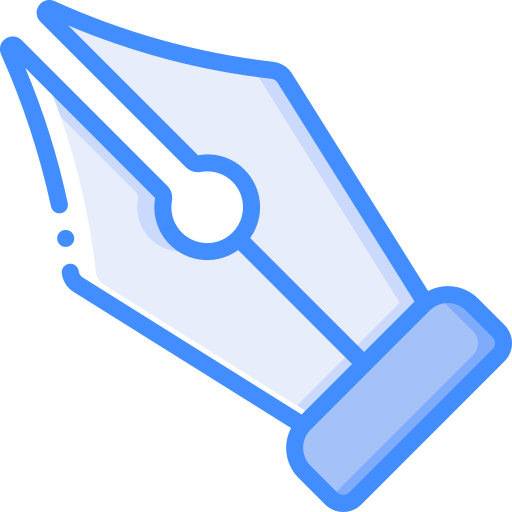 Pen Basic Miscellany Blue icon