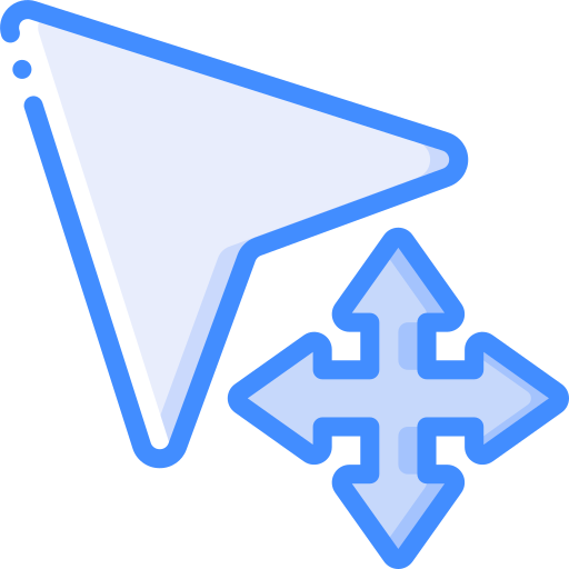 mauszeiger Basic Miscellany Blue icon