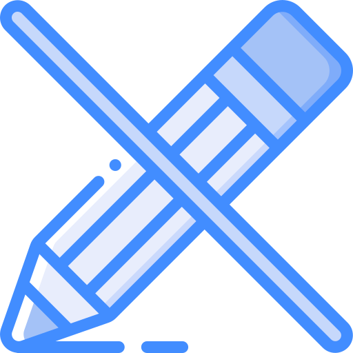 Pencil Basic Miscellany Blue icon