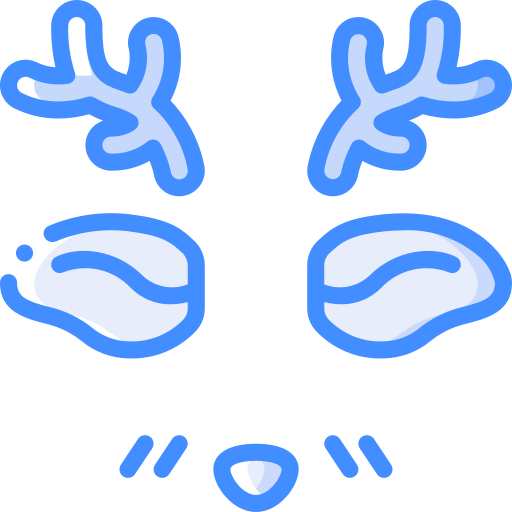 사슴 Basic Miscellany Blue icon