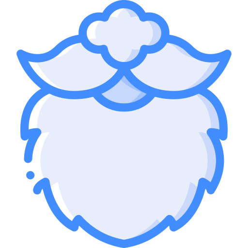 baard Basic Miscellany Blue icoon