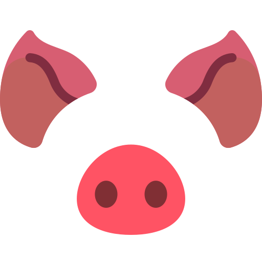 Свинья Basic Miscellany Flat иконка