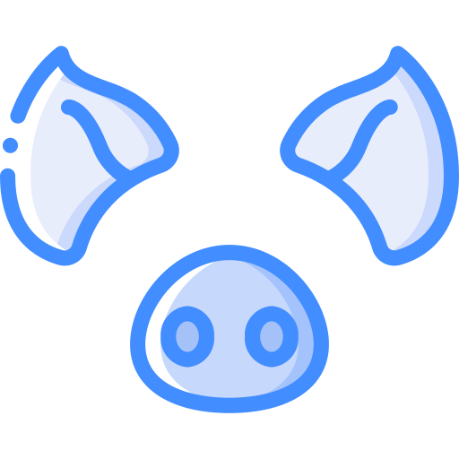 cerdo Basic Miscellany Blue icono