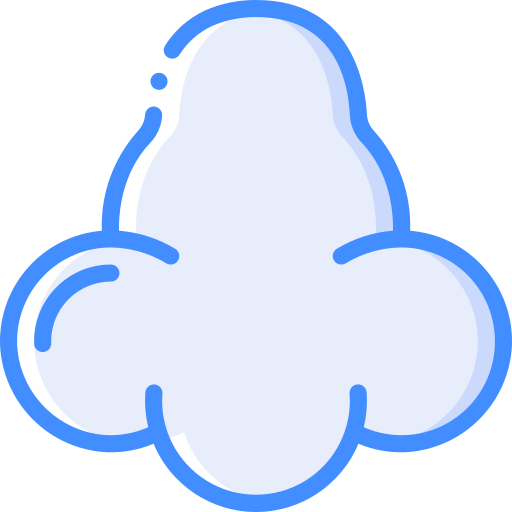 Nose Basic Miscellany Blue icon