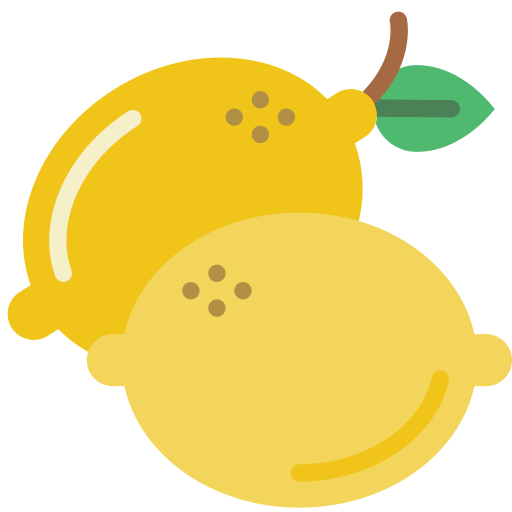 citron Basic Miscellany Flat Icône