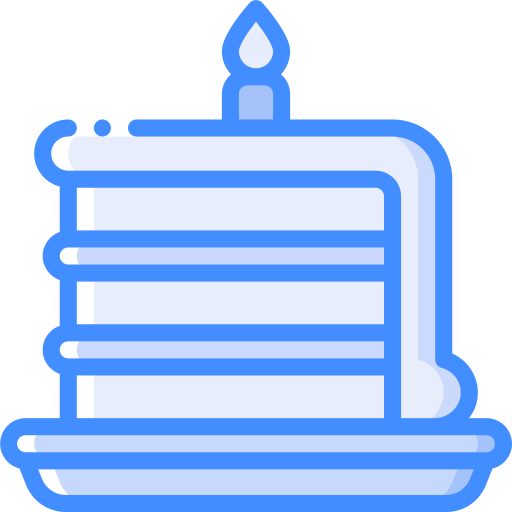 ケーキのスライス Basic Miscellany Blue icon