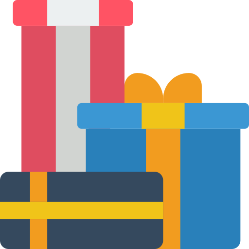 Gift box Basic Miscellany Flat icon