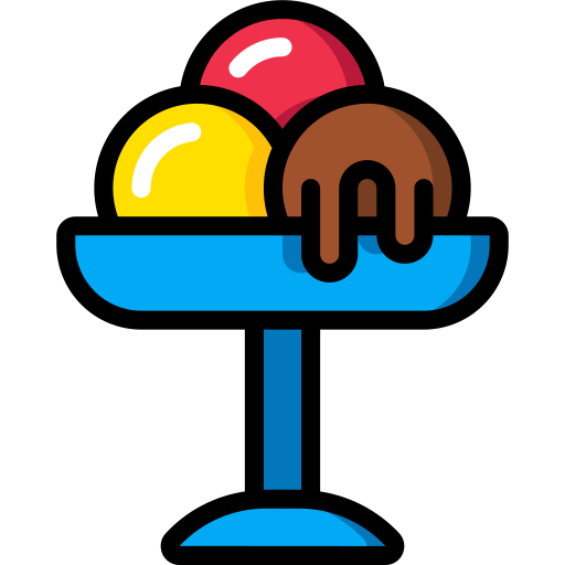 Ice cream Basic Miscellany Lineal Color icon