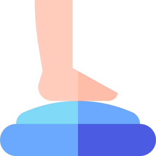 evenwicht Basic Straight Flat icoon
