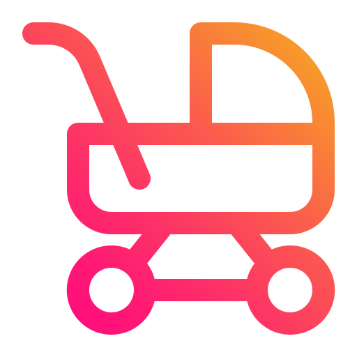 Baby stroller Generic Gradient icon