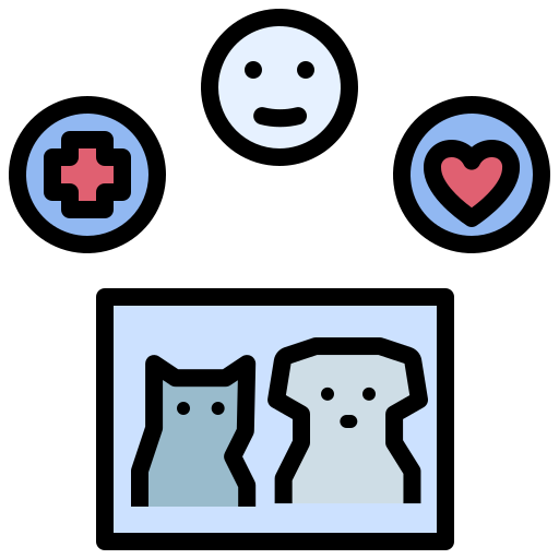 Pet care Noomtah Lineal color icon