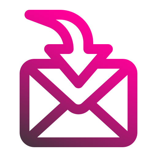 Received message Generic Gradient icon