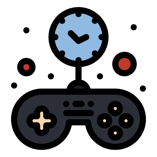 spielcontroller Flatart Icons Lineal Color icon