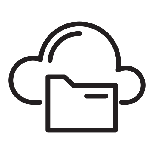 cloud-daten Generic Detailed Outline icon