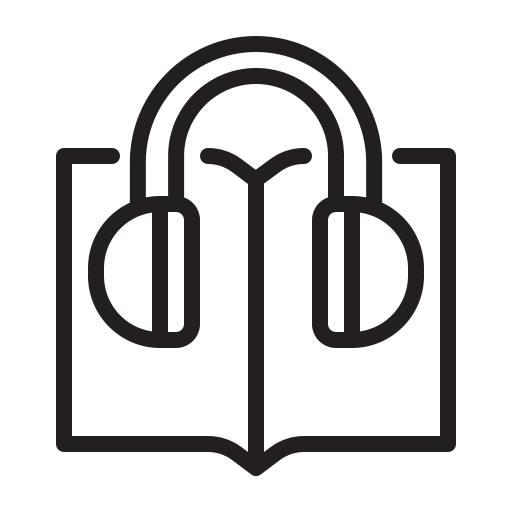 audioboek Generic Detailed Outline icoon