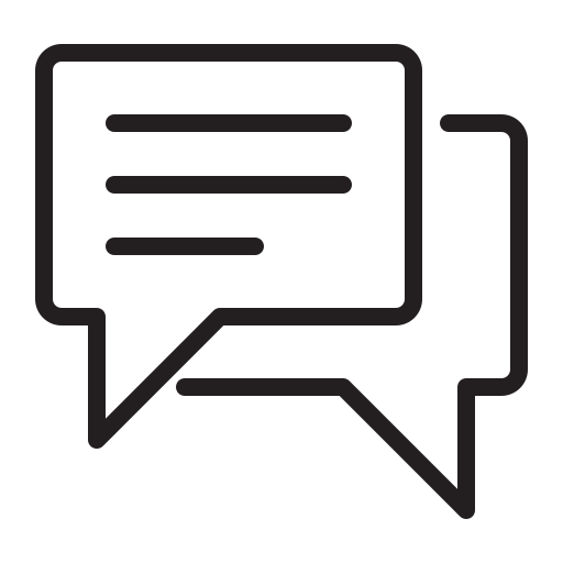 bubble chat Generic Detailed Outline icon