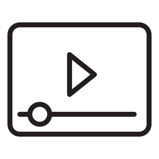 Video lesson Generic Detailed Outline icon